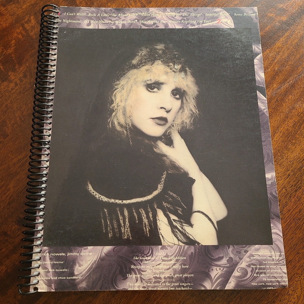 Stevie Nicks Spiral Notebook